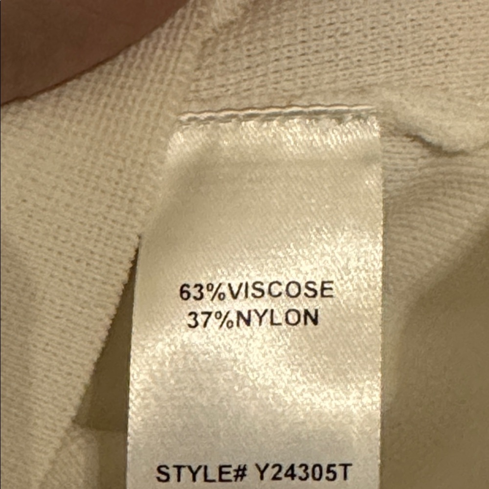NWT Tuckernuck White Scalloped Compression Tank Top - Picture 7 of 14